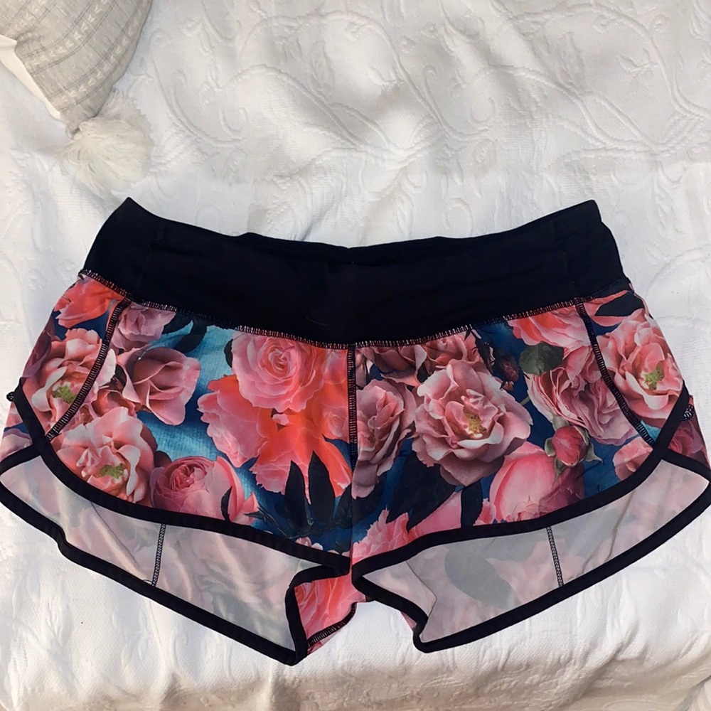 Rare Lululemon Floral Shorts 2.5”
